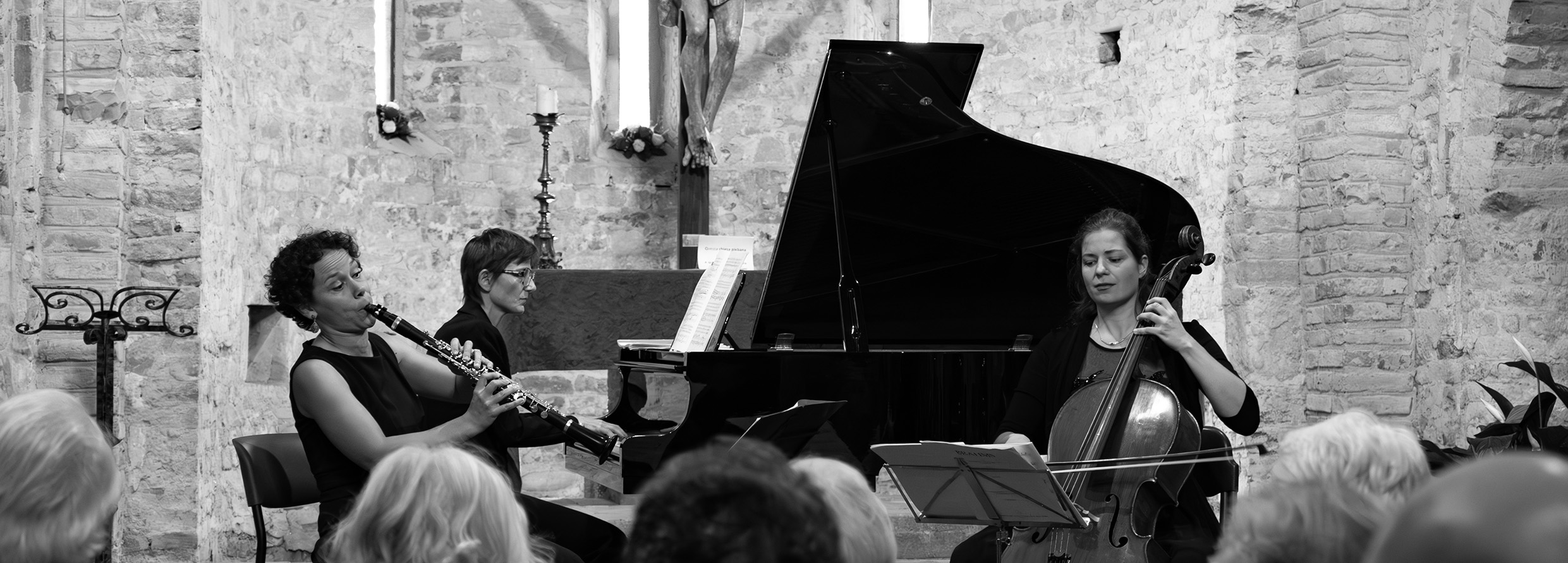 Trio Clarinetto, Violoncello e Pianoforte Bettina Aust, Sofia von Freydorf e Chiara Di Muzio